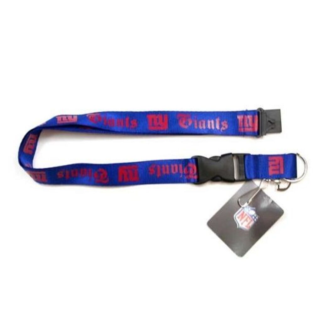 New York Giants NFL Old English Lanyard